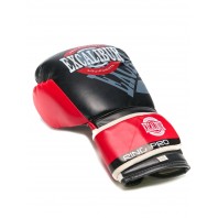 Перчатки боксерские Excalibur 8014-02 Black/Red/White PU