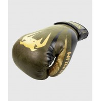 Перчатки боксерские Venum Impact Khaki/Gold