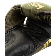 Перчатки боксерские Venum Impact Khaki/Gold
