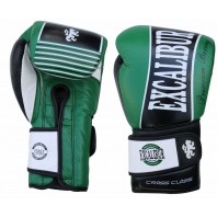 Перчатки боксерские Excalibur 529/12 Green/Black PU
