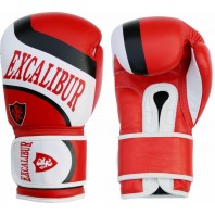 Перчатки боксерские Excalibur 8050/04 Red/White PU