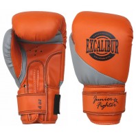 Перчатки боксерские детские Excalibur 8029/3 Orange PU
