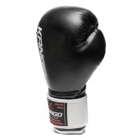 Перчатки боксерские Kango BMK-003 Black/White PU