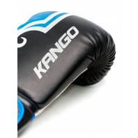 Перчатки боксерские Kango BVK-028 Blue/White PU
