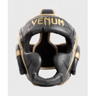 Шлем боксерский Venum Elite Dark Camo/Gold