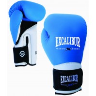 Перчатки боксерские Excalibur 8041/03 Blue/Black/White PU