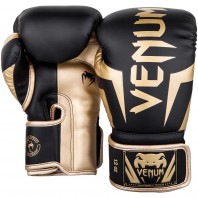 Перчатки боксерские Venum Elite Black/Gold