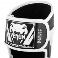 Щитки Venum Elite Black/White