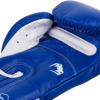 Перчатки боксерские Venum Giant 3.0 Blue/White Nappa Leather