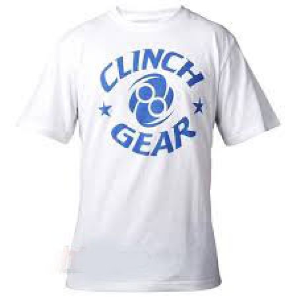 Футболка Clinch Gear Icon Tee- White/ Blue