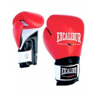 Перчатки боксерские Excalibur 8041/01 Red/Black/White PU