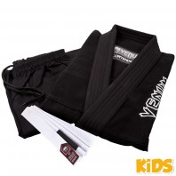 Кимоно для бжж Venum Contender Kids Black с поясом 