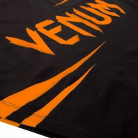 Рашгард Venum Challenger S/S Black/Neo Orange